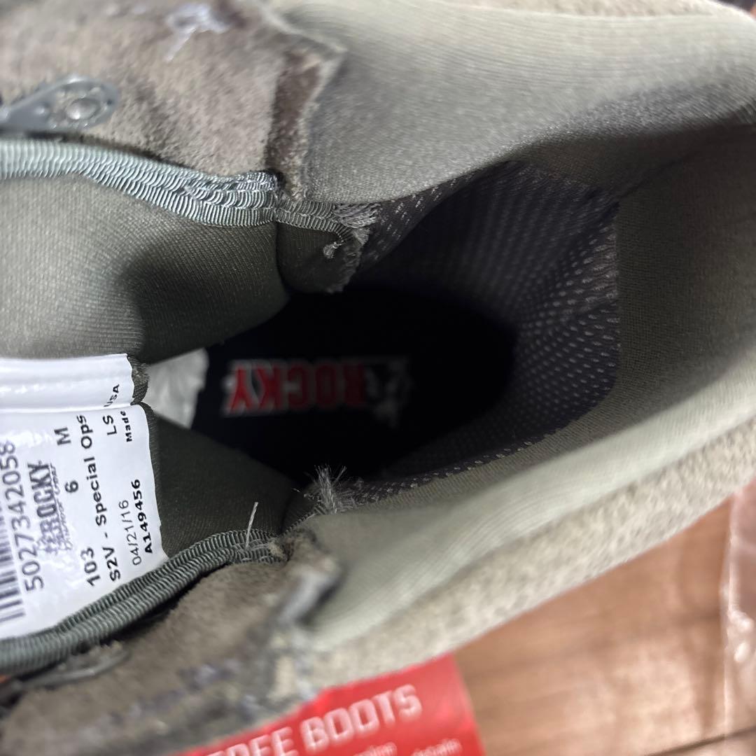 未使用品　米軍　ROCKY S2V ミリタリーブーツ　24cm 送料無料②