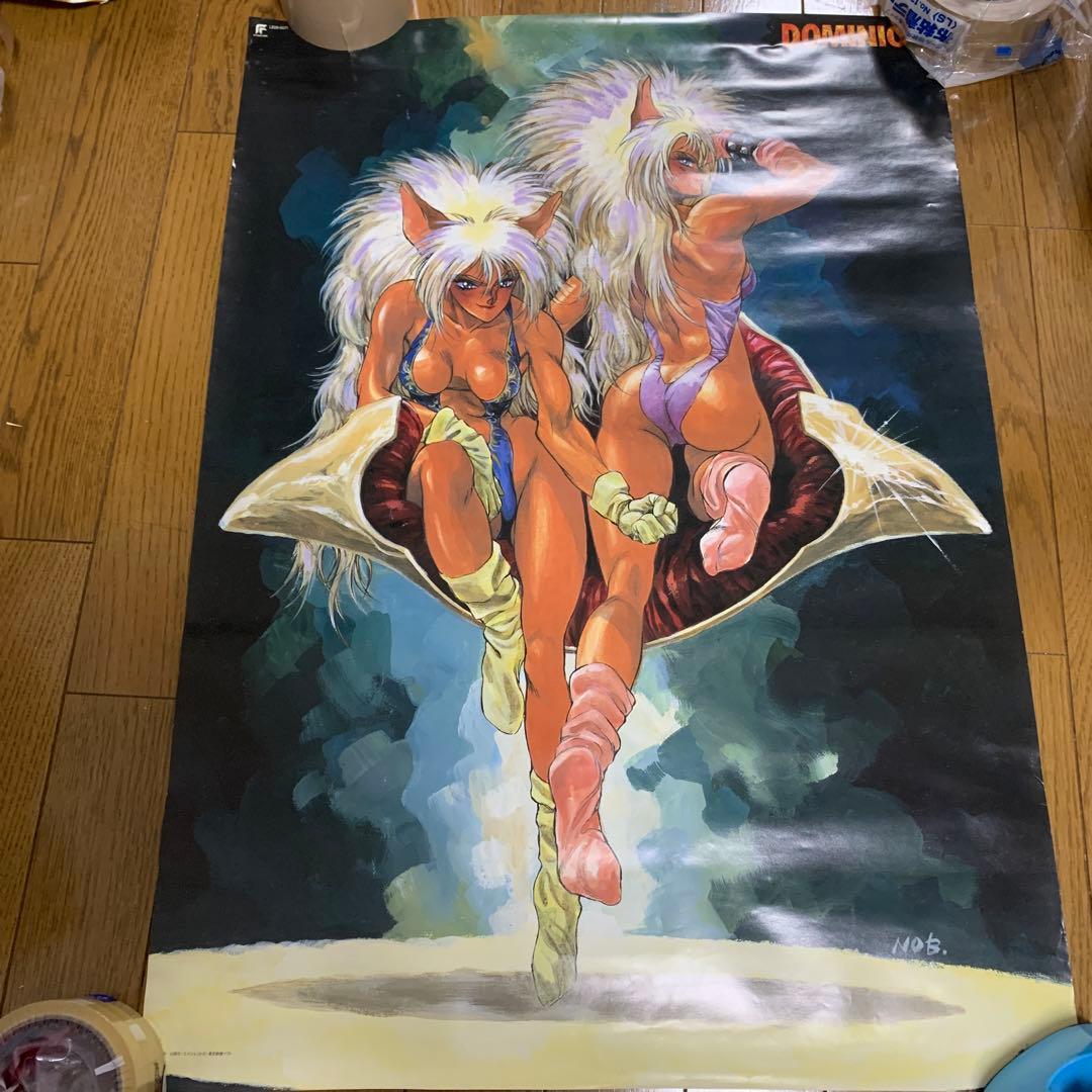 ♢ DOMINION 特捜戦車隊ドミニオン アンナ&ユニ B2 ポスター