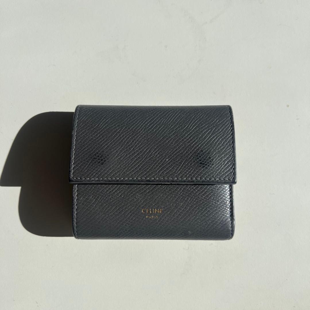 CELINE グレー 三つ折り財布