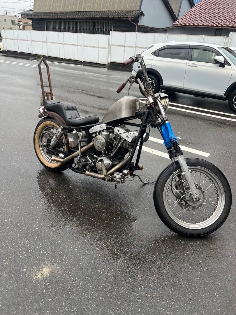 音聞けます‼️ハーレー　ショベルヘッド　マフラー　ワンオフ