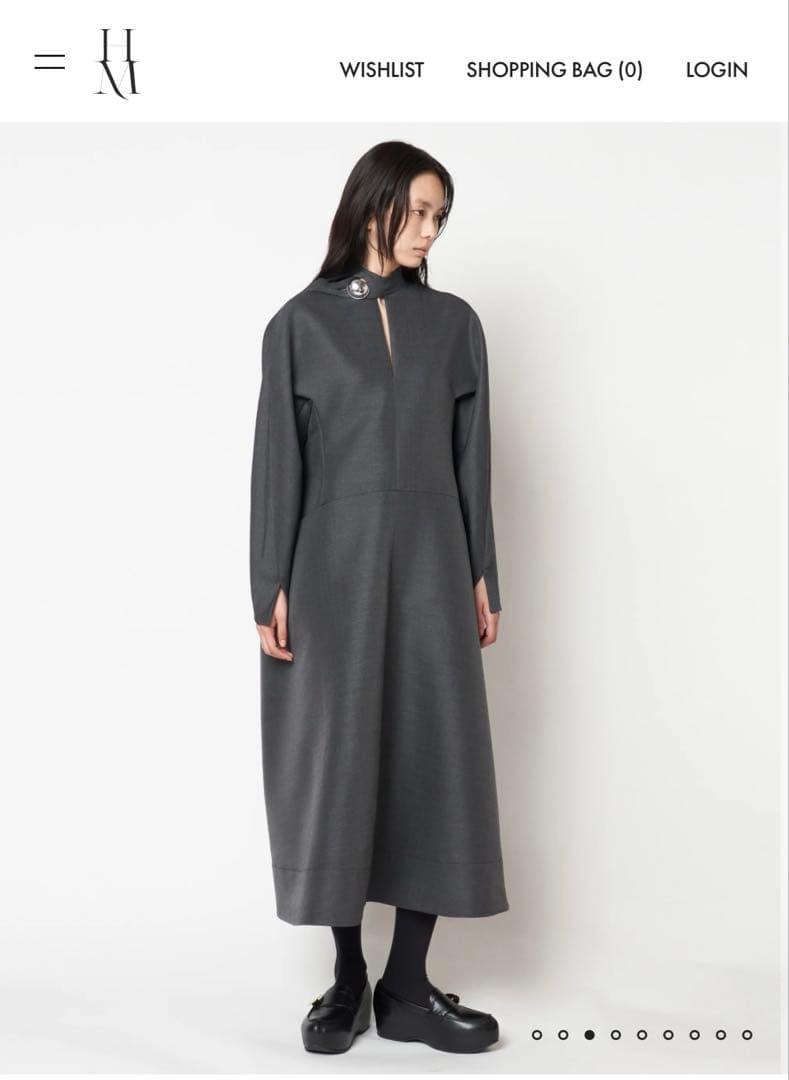 専用出品HARUNOBUMURATA ELIANA チャコール　34 新品