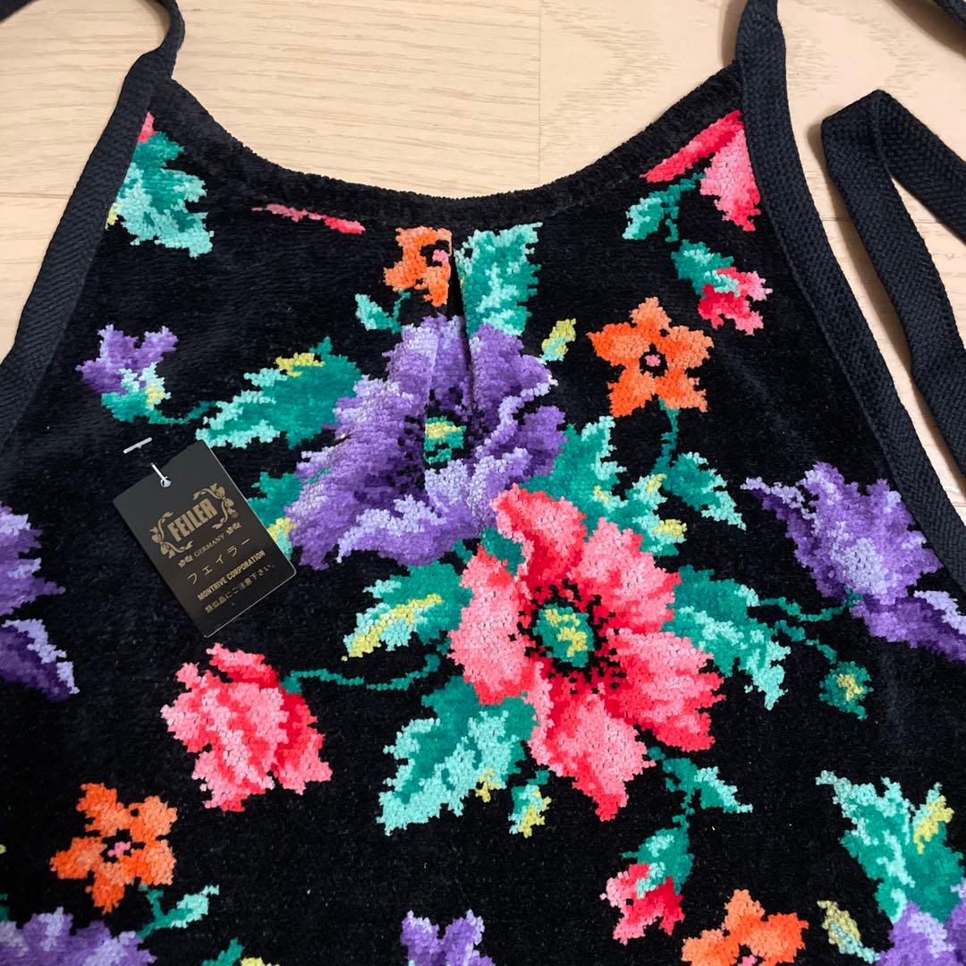 FEILER フェイラー シュニール織 エプロン ポピーズ