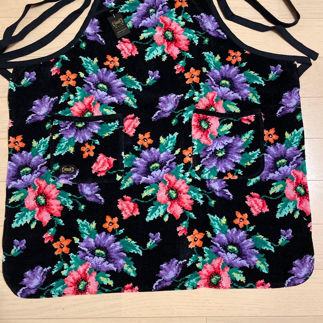 FEILER フェイラー シュニール織 エプロン ポピーズ