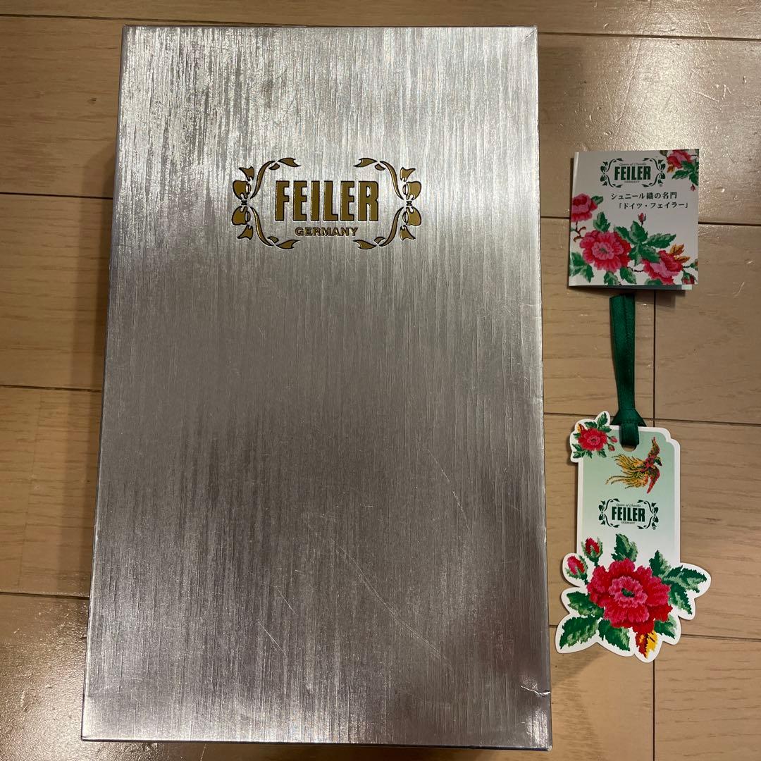 FEILER フェイラー シュニール織 エプロン ポピーズ