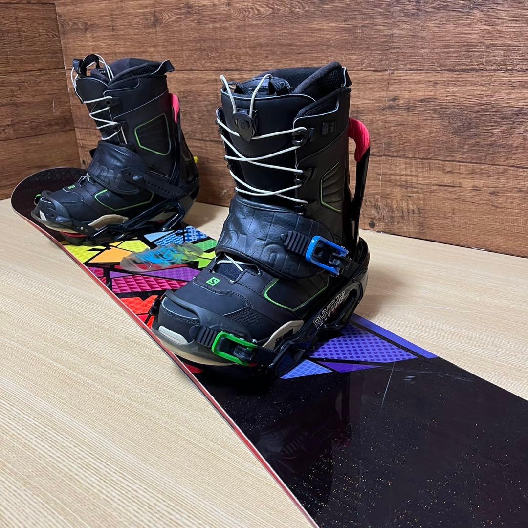 美品　SALOMON サロモン　メンズ　スノーボード　4点セット 154cm