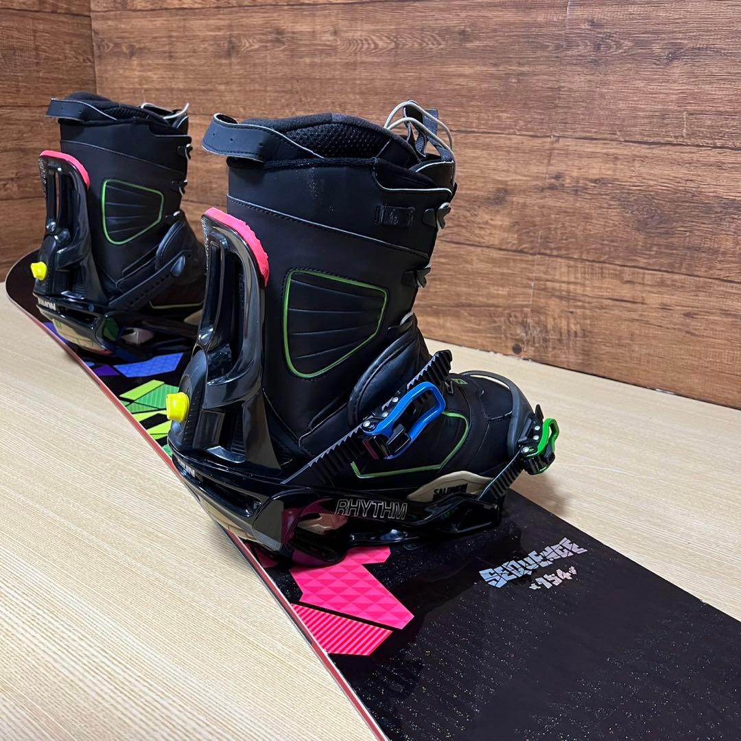 美品　SALOMON サロモン　メンズ　スノーボード　4点セット 154cm