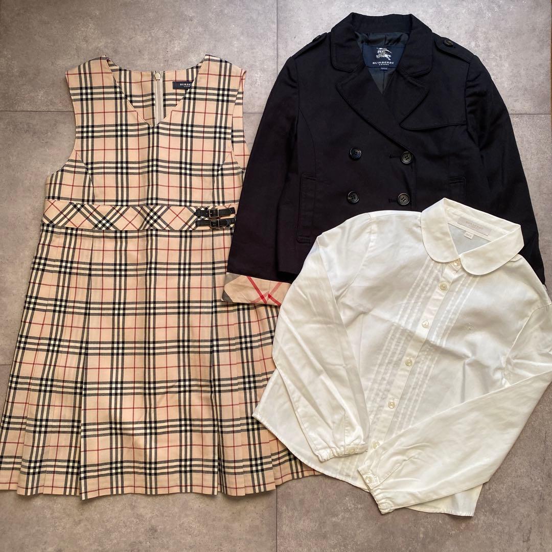 BURBERRY フォーマル　ノバチェック　ジャケット　ワイシャツ　ワンピース