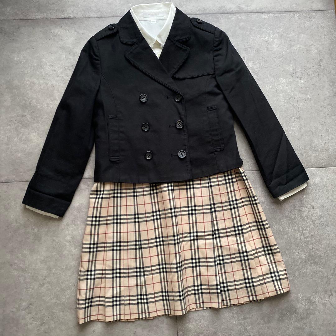 BURBERRY フォーマル　ノバチェック　ジャケット　ワイシャツ　ワンピース
