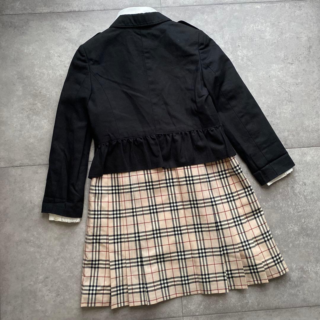 BURBERRY フォーマル　ノバチェック　ジャケット　ワイシャツ　ワンピース