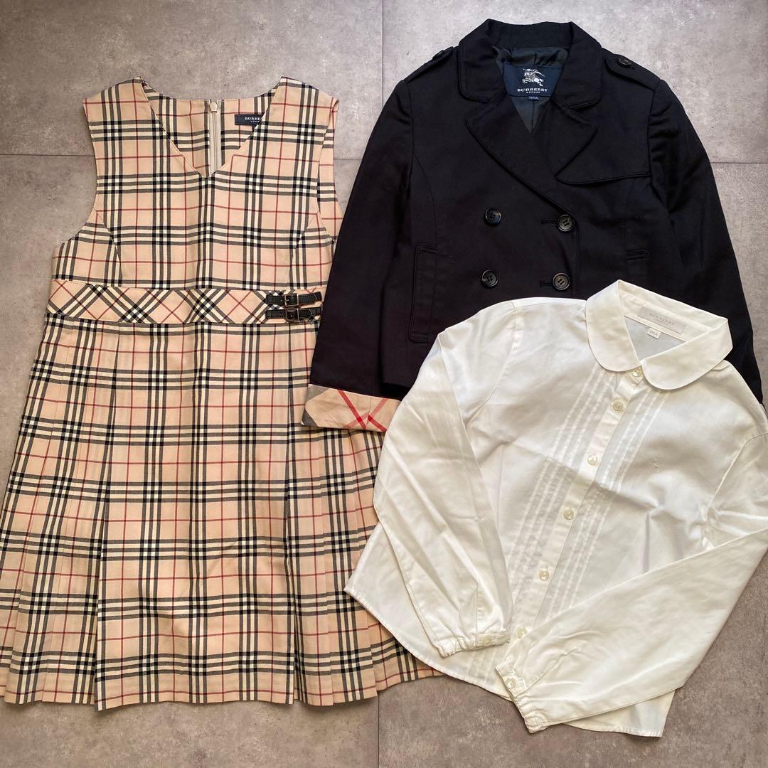 BURBERRY フォーマル　ノバチェック　ジャケット　ワイシャツ　ワンピース