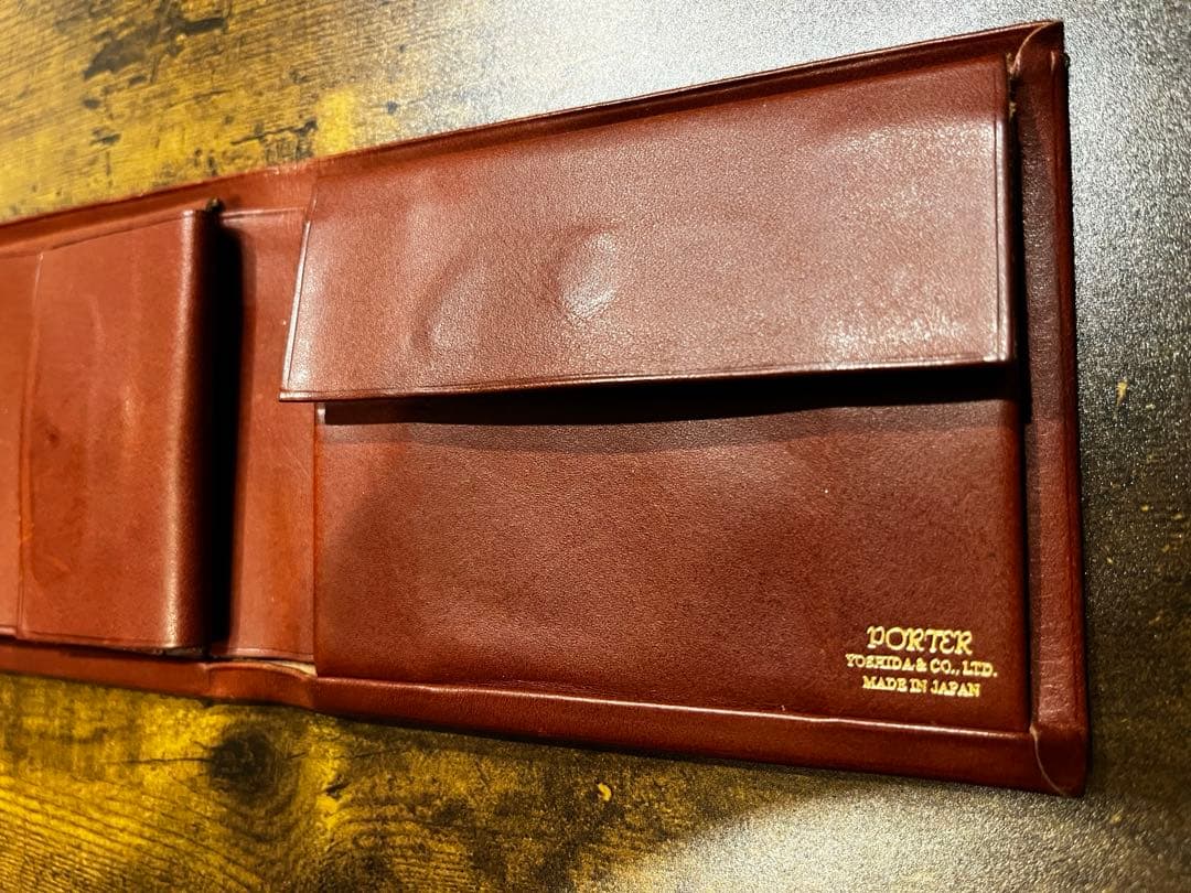 PORTER FOLDシリーズ　二つ折り財布 ブラウン