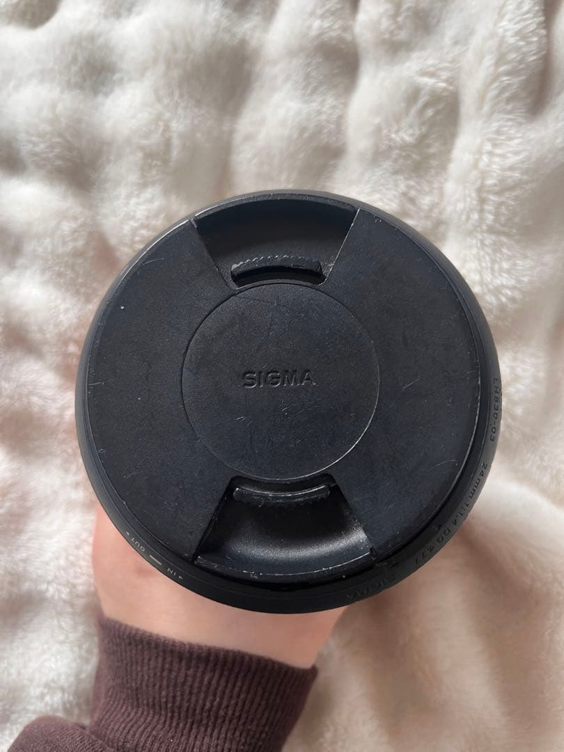 SIGMA 単焦点レンズ 77mm径 花形フード付き