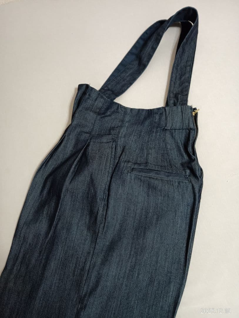 JENNE 2wayハイウエストリラックスデニムパンツL