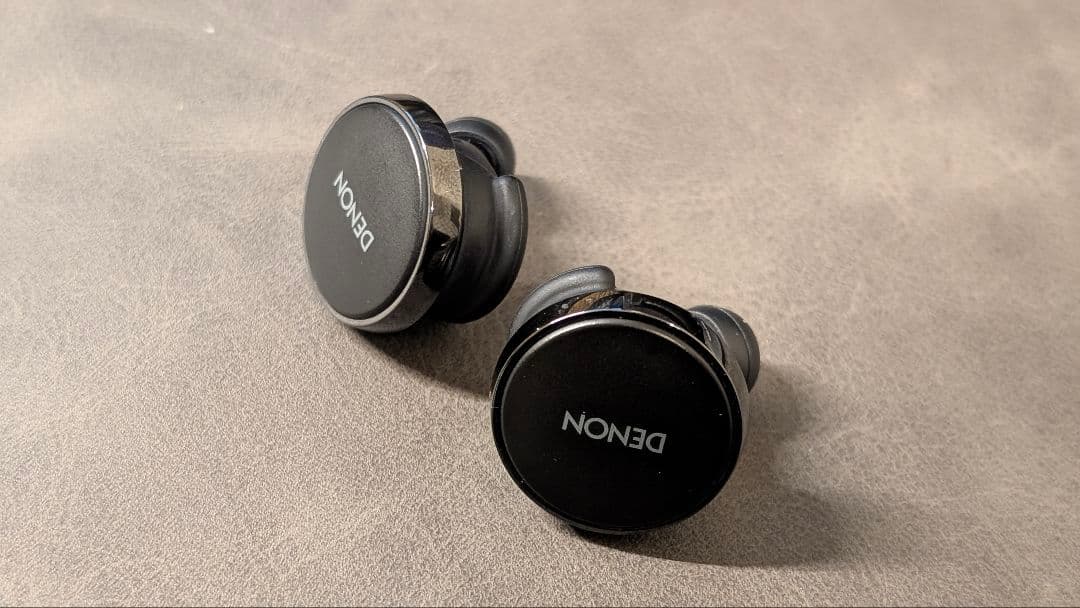 デノン Denon イヤホン PerL Pro AH-C15PL ブラック　美品