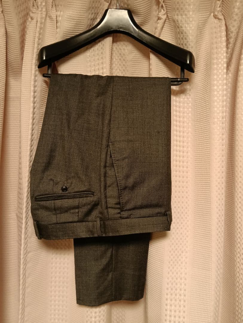 EDIFICE スーツ CANONICOシャークスキン セットアップ 48