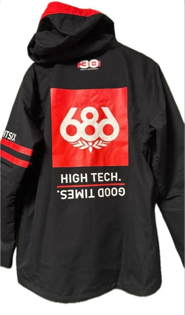 686 スノーボードジャケット ブラック