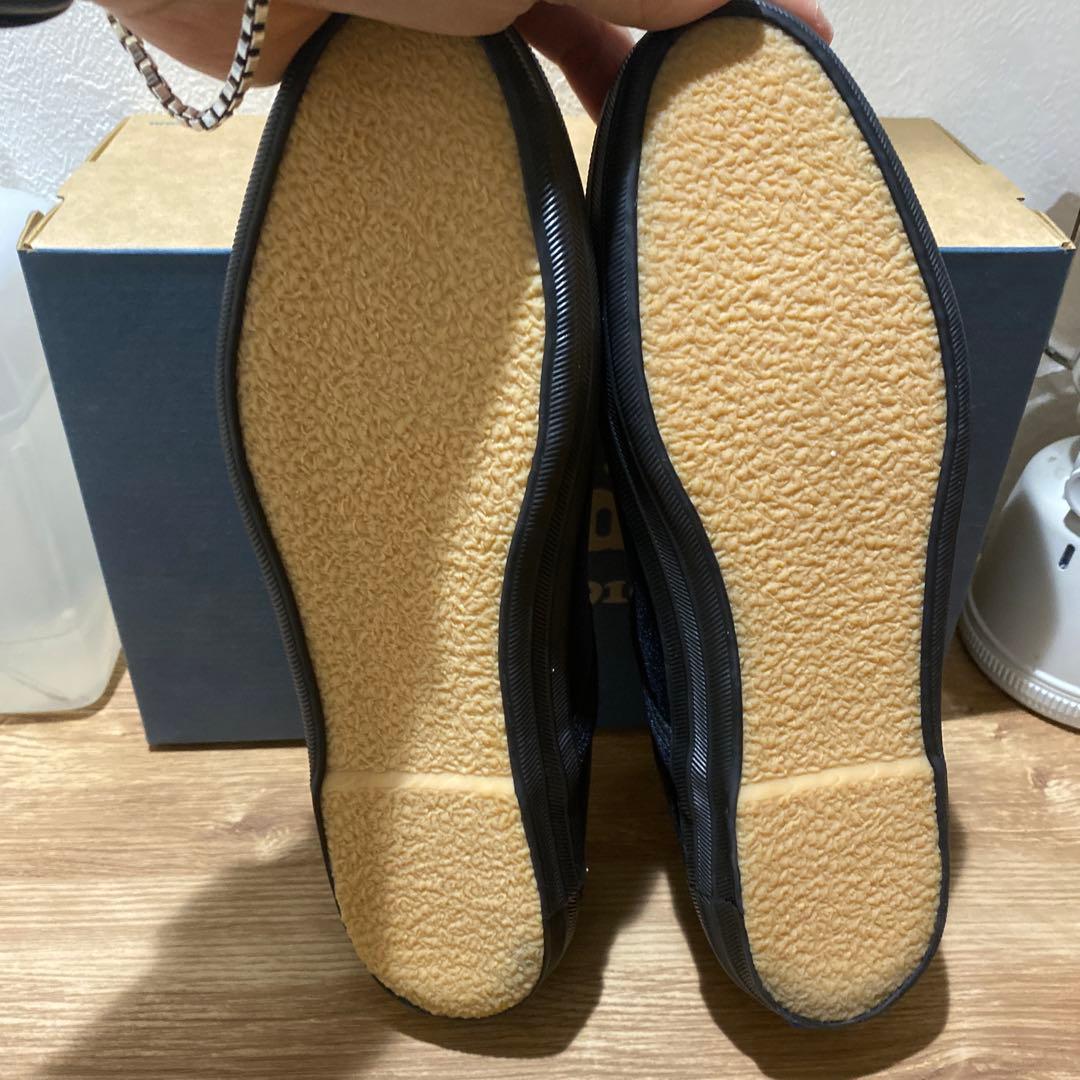 Keds ケッズ ストラップベロアシューズ ブラック24.5cm新品タグ付