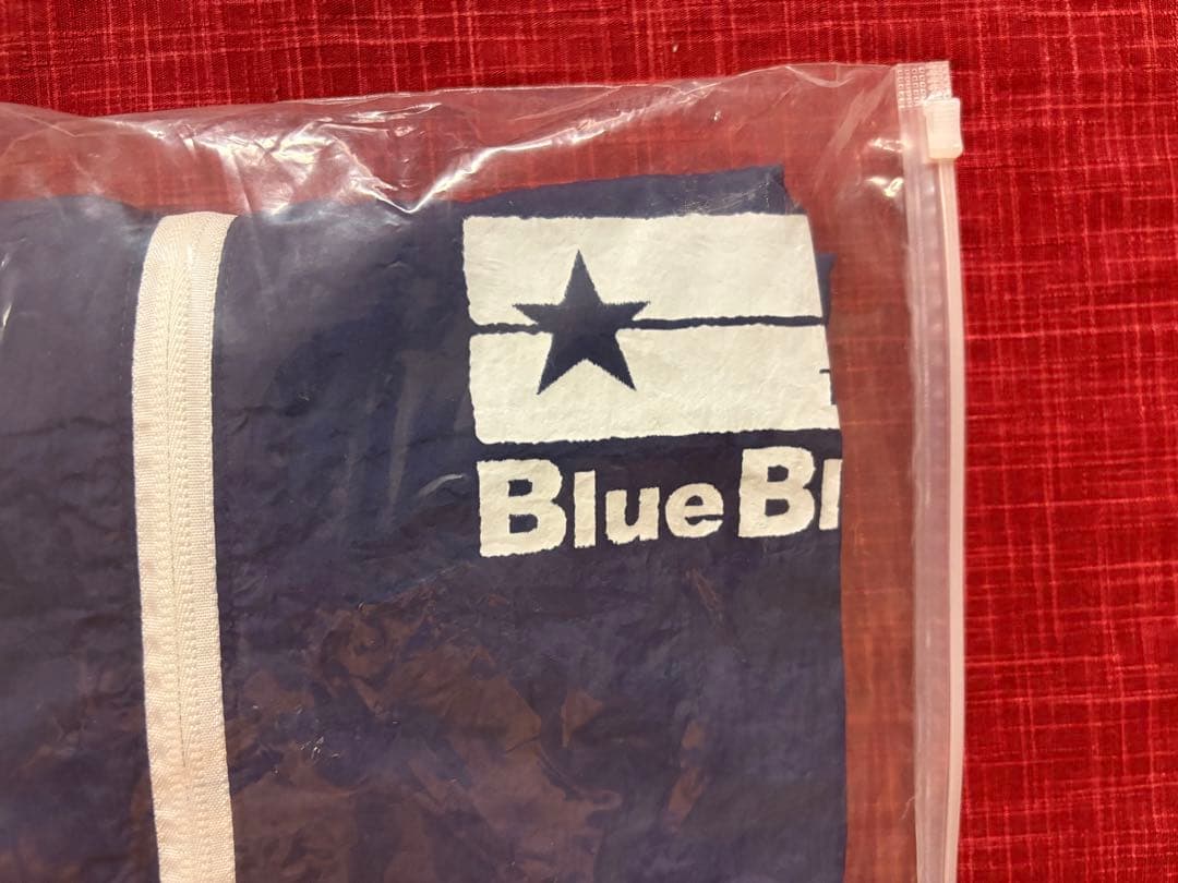 ブルーブルーファン付き釣りベスト希少のXL