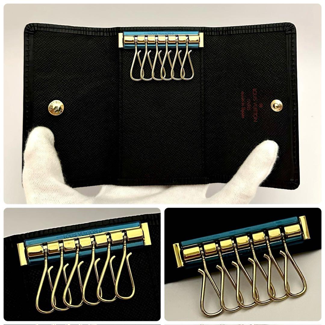 ルイヴィトン　エピ　ミュルティクレ　6連　キーケース　ブラック　黒　ノワール