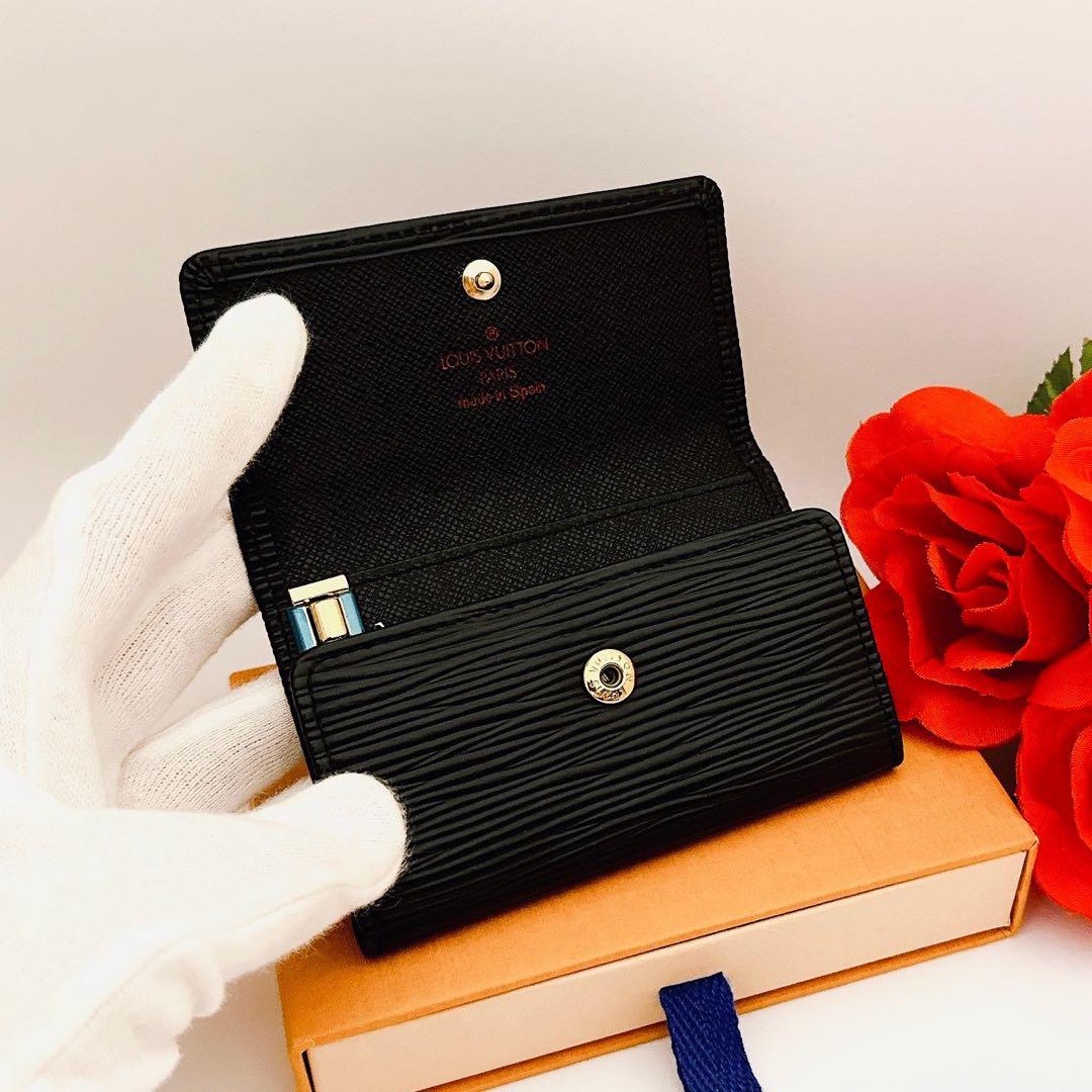 ルイヴィトン　エピ　ミュルティクレ　6連　キーケース　ブラック　黒　ノワール