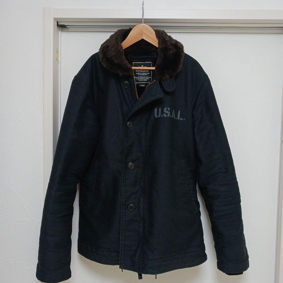 ALPHA　N1デッキジャケット L　値引き相談可