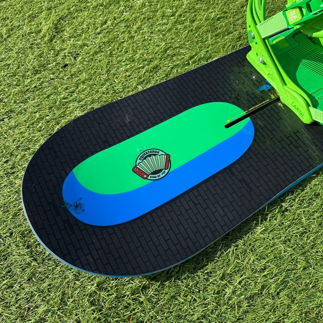 バートン HERO 155cm バイン付き CARTEL Mサイズ