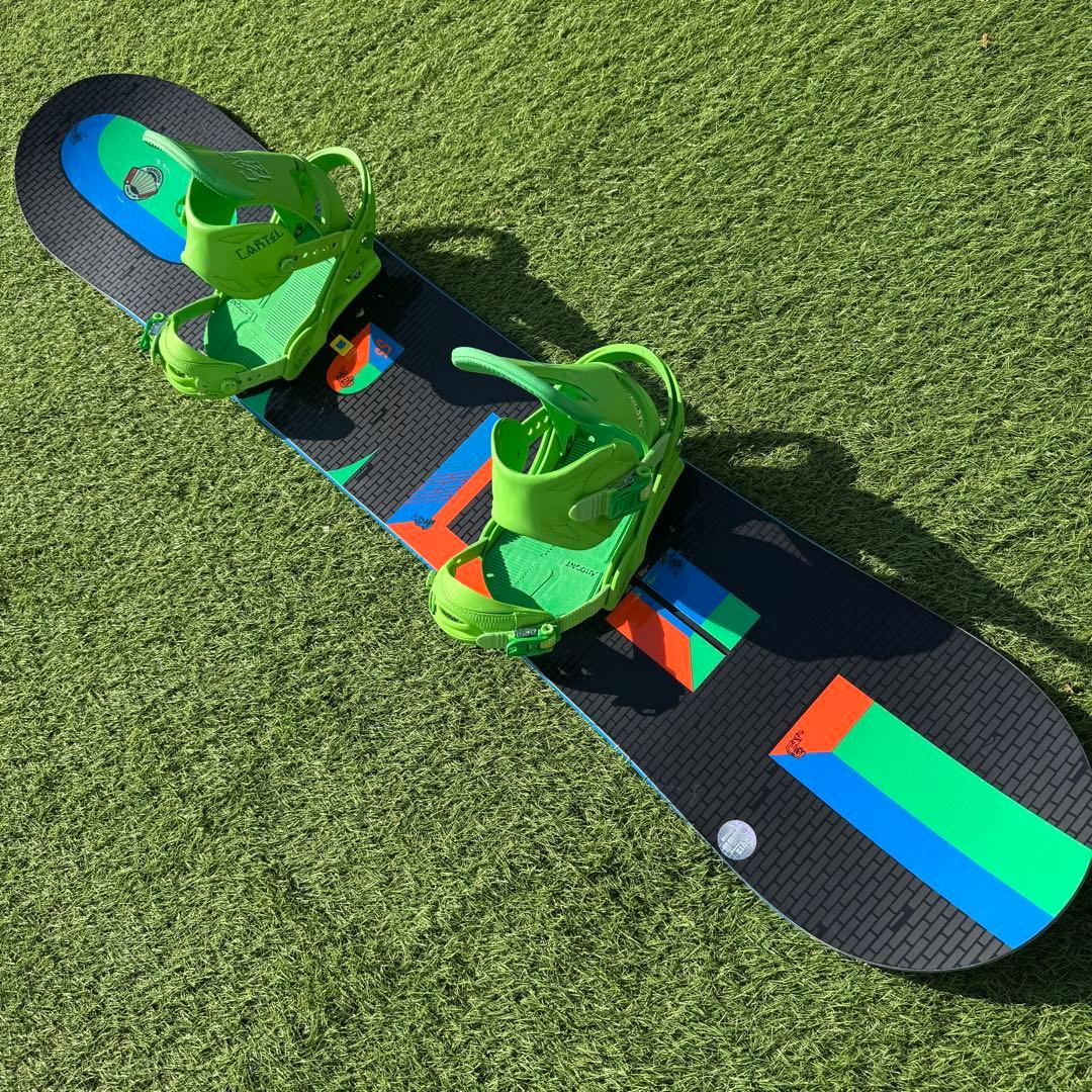 バートン HERO 155cm バイン付き CARTEL Mサイズ