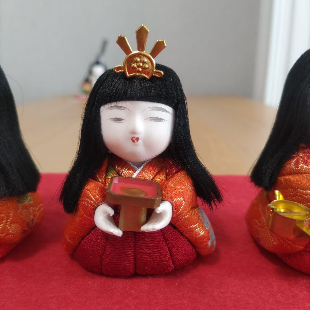 三人官女♡木目込人形♡ひな祭り