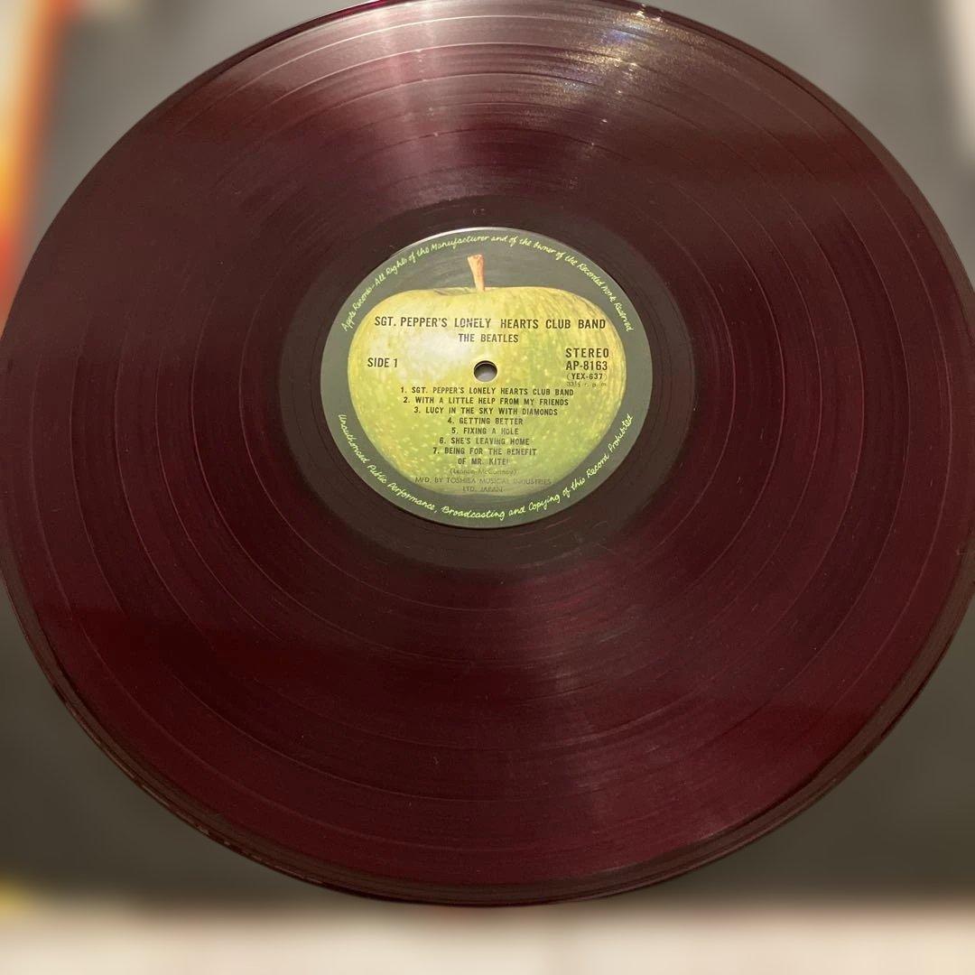 サージェントペパーズロンリーハーツクラブバンド ビートルズ アップル赤盤超美品