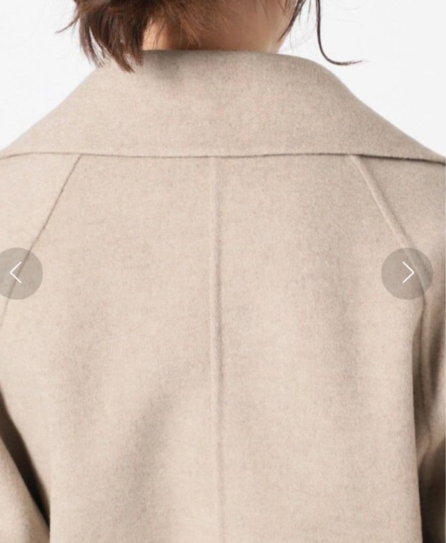 IENA MANTECO PUREダブルフェイスショートコート