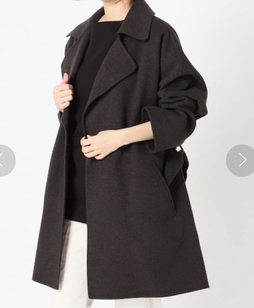 IENA MANTECO PUREダブルフェイスショートコート