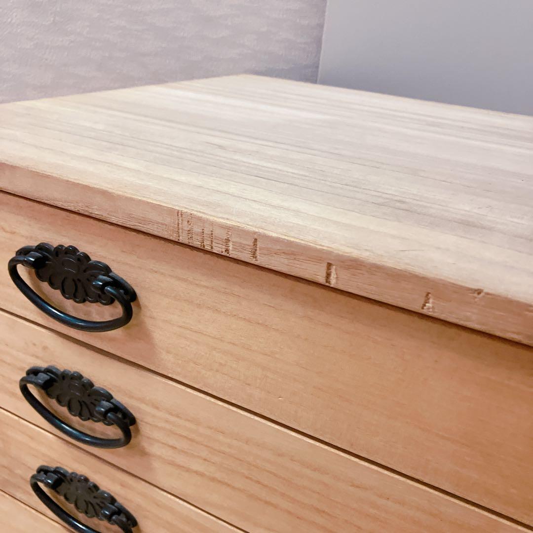 桐箪笥　桐タンス 5段　着物たんす　和装　収納　幅100×高さ43×奥行き44