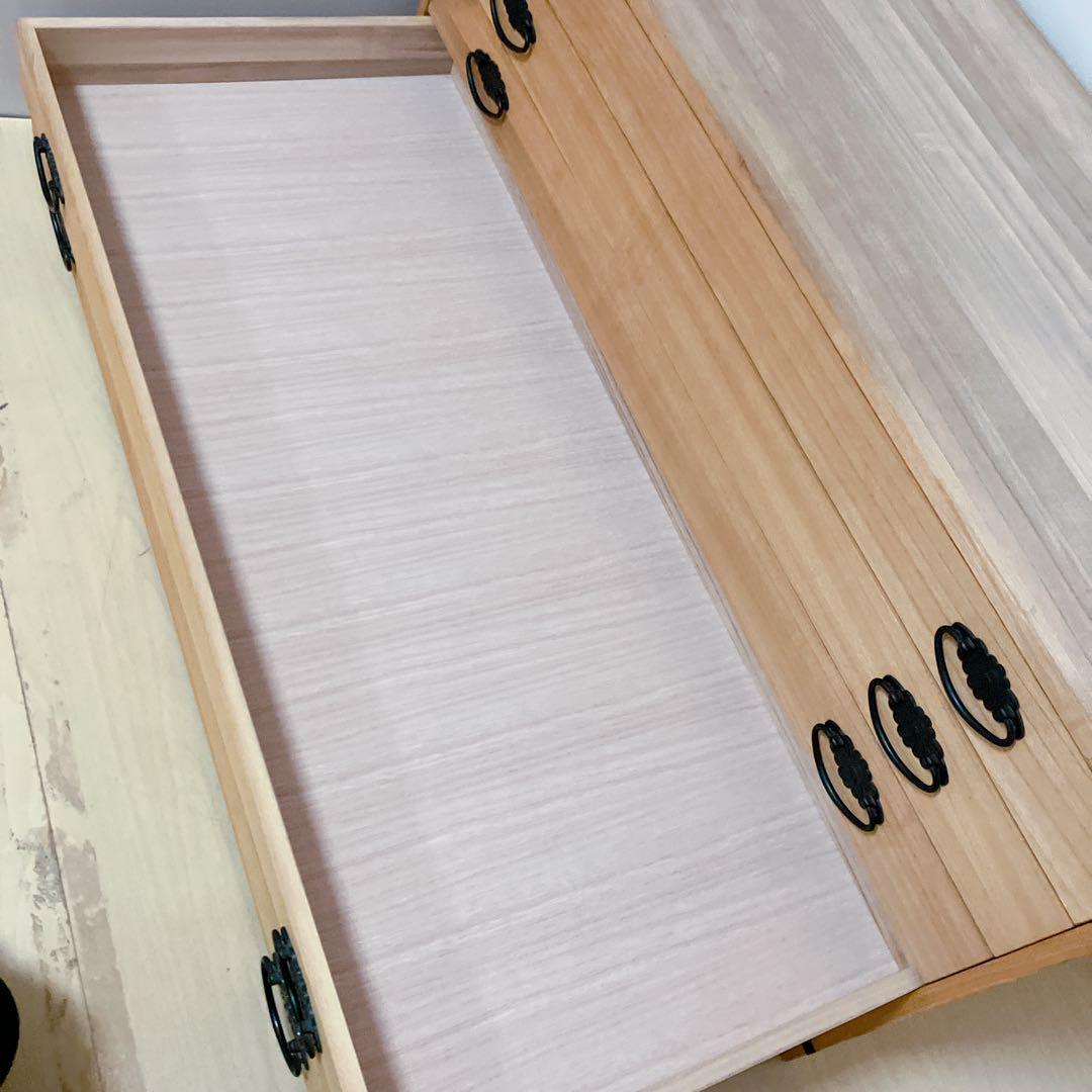 桐箪笥　桐タンス 5段　着物たんす　和装　収納　幅100×高さ43×奥行き44