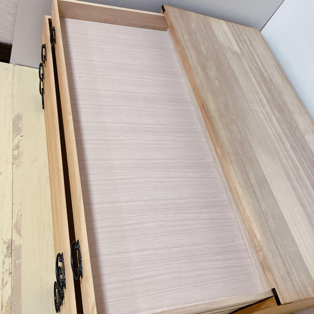 桐箪笥　桐タンス 5段　着物たんす　和装　収納　幅100×高さ43×奥行き44