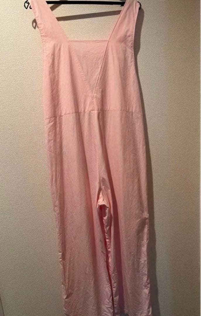 6(ROKU) ピンク　サロペット