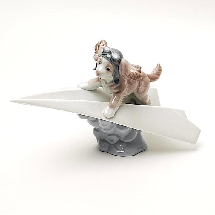 ⭐️極美品・純正箱付きリヤドロ LLADRÓ 可愛いパイロット 01006665