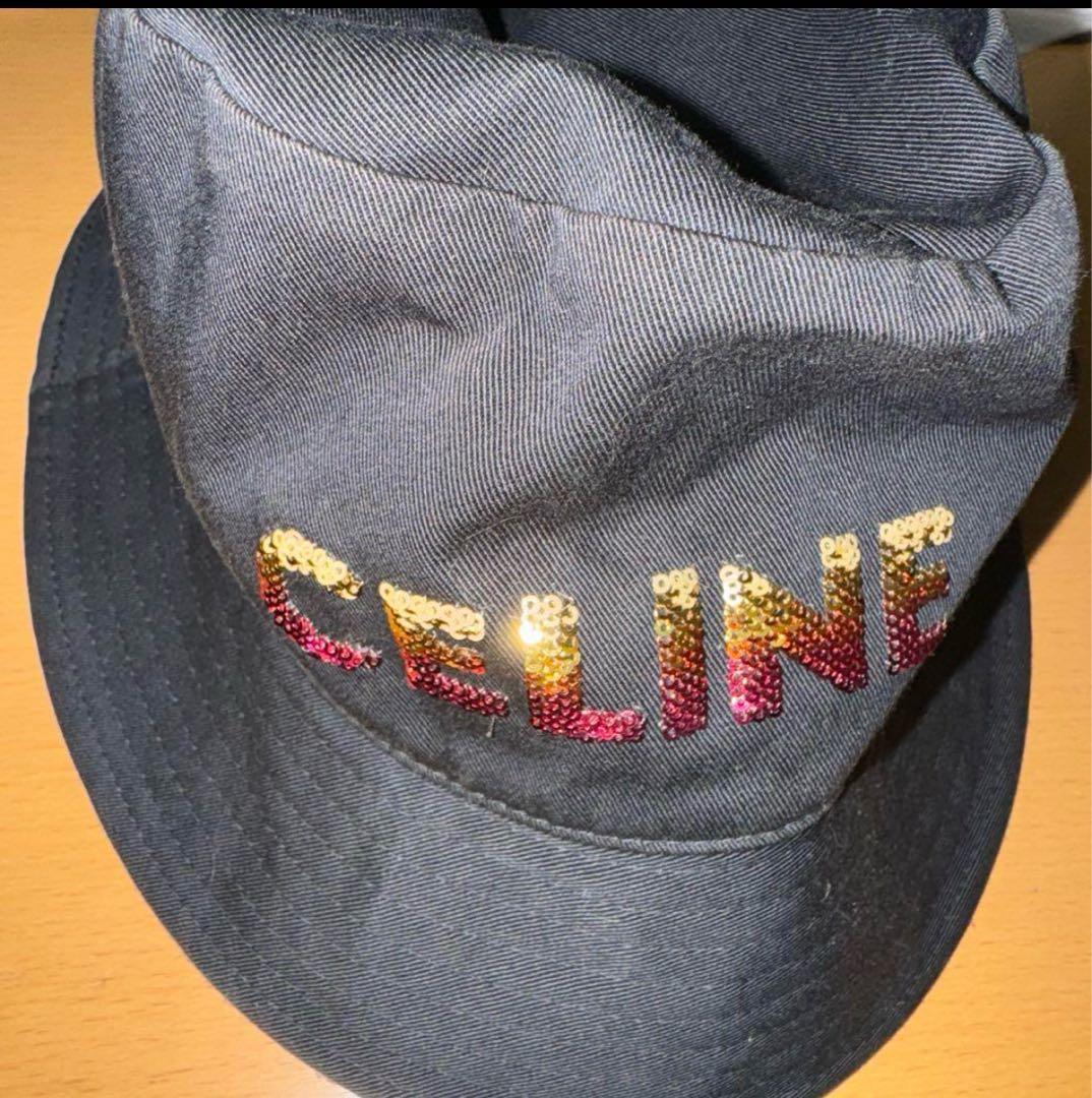 celine バケハ　スパンコール
