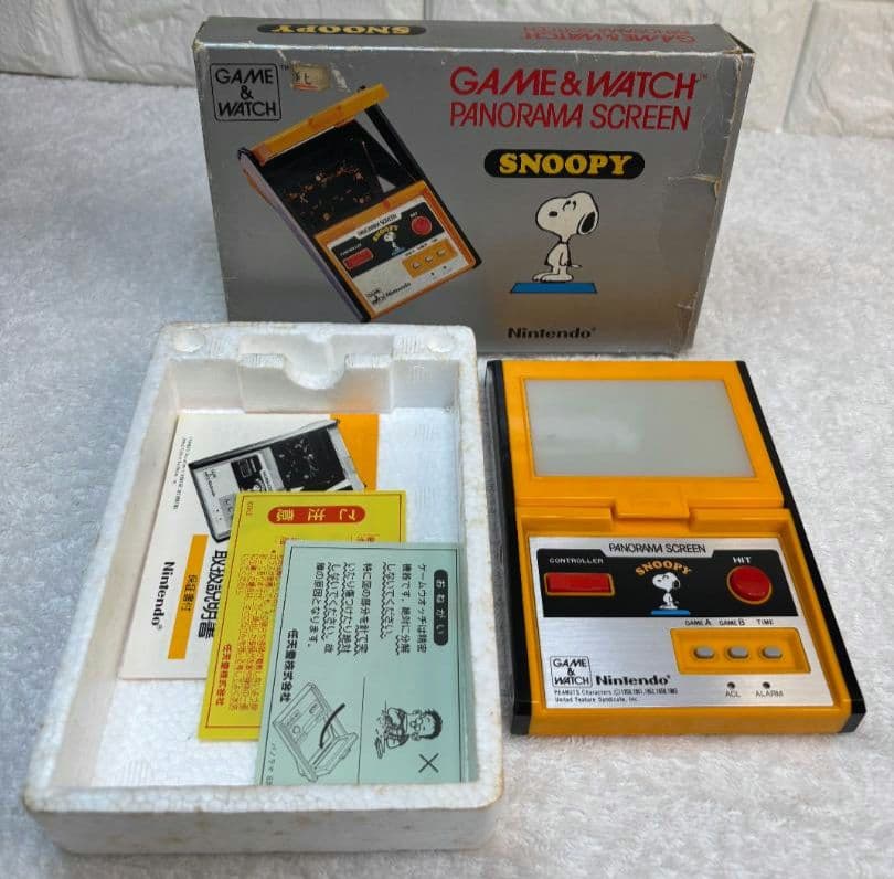 ゲームウォッチ スヌーピー SNOOPY 任天堂 パノラマスクリーン