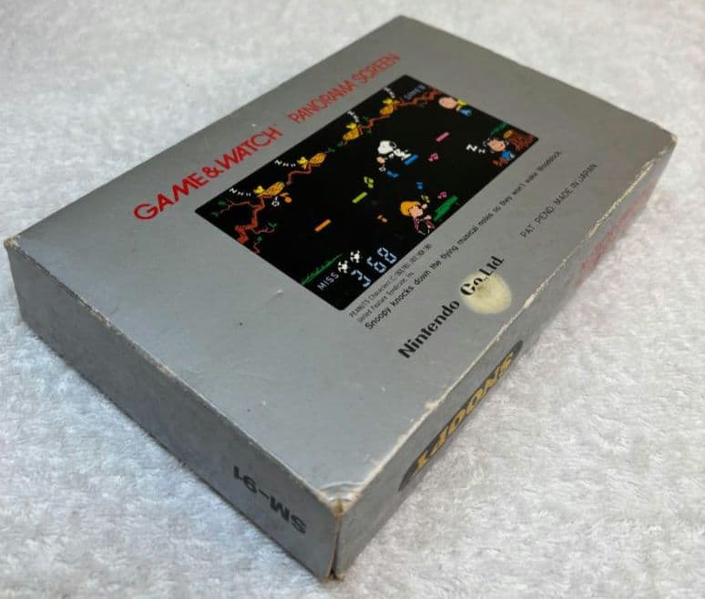 ゲームウォッチ スヌーピー SNOOPY 任天堂 パノラマスクリーン