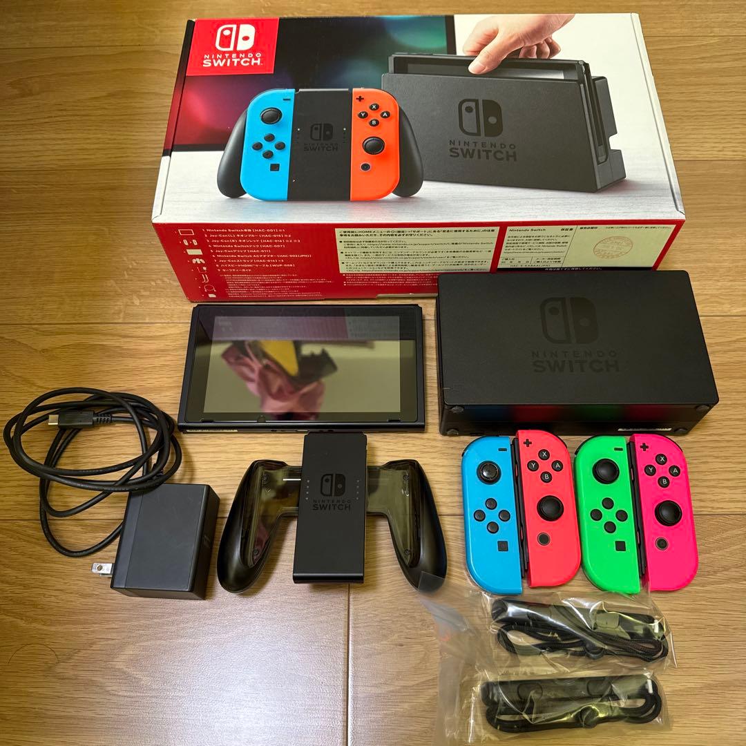 Nintendo Switch 本体 Joy-Con 2セット付き