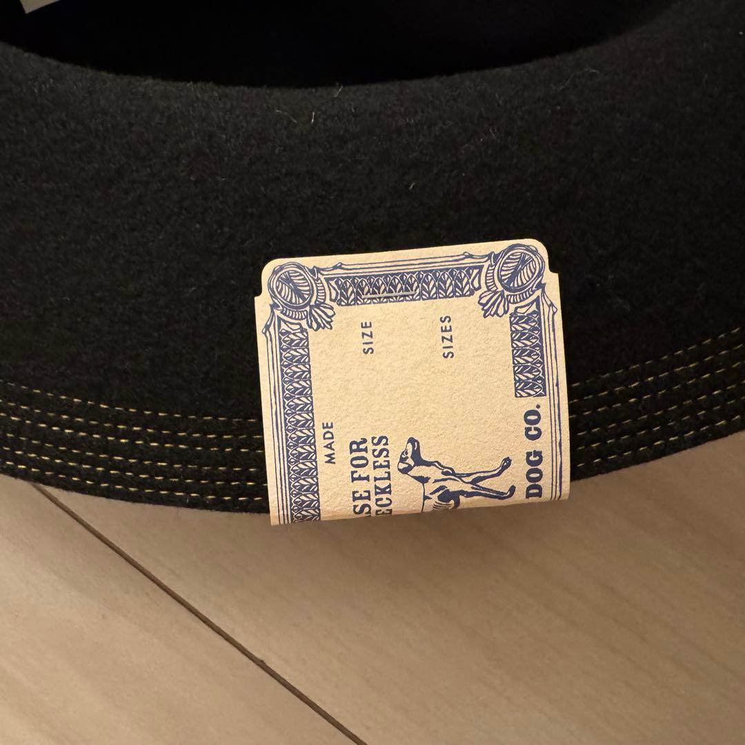 THE H.W.DOG&CO. ウールハット　ブラック