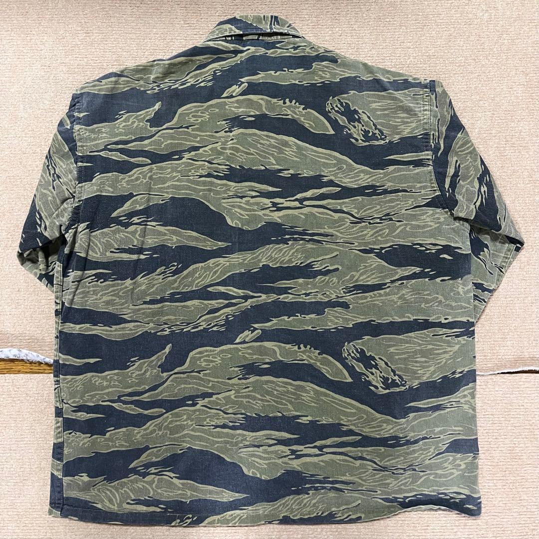 60S 70s タイガーストライプ タイガーカモ ジャケット ベトナム戦争 M