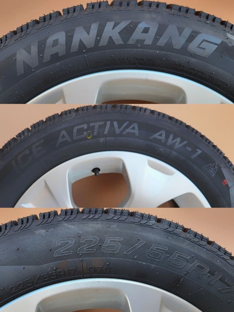 純正ホイール 17インチ 送料無料 新品スタッドレスタイヤ付