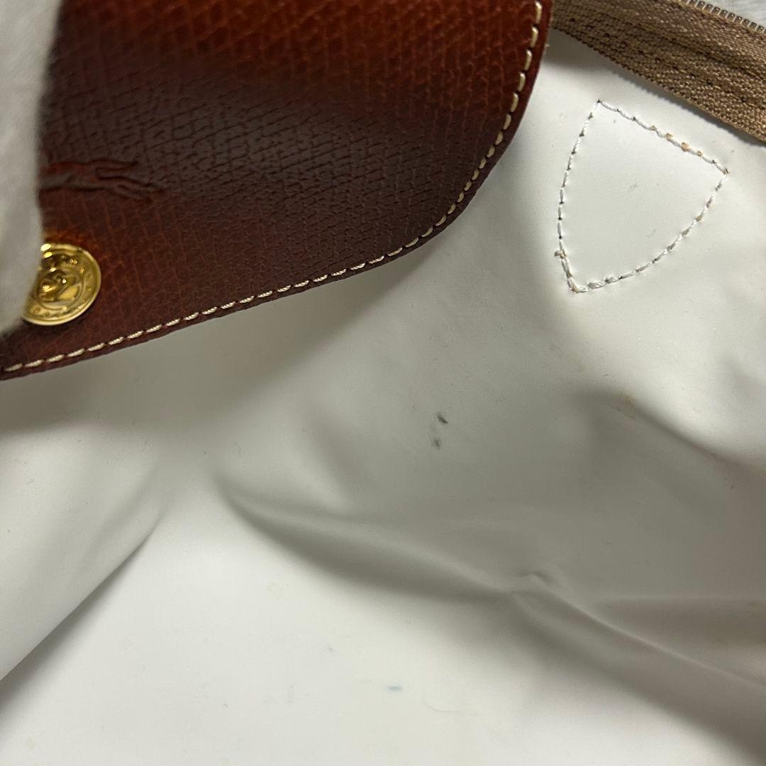 (美品)ロンシャン ルプリアージュ トートバッグ ベージュ A4収納可 　L