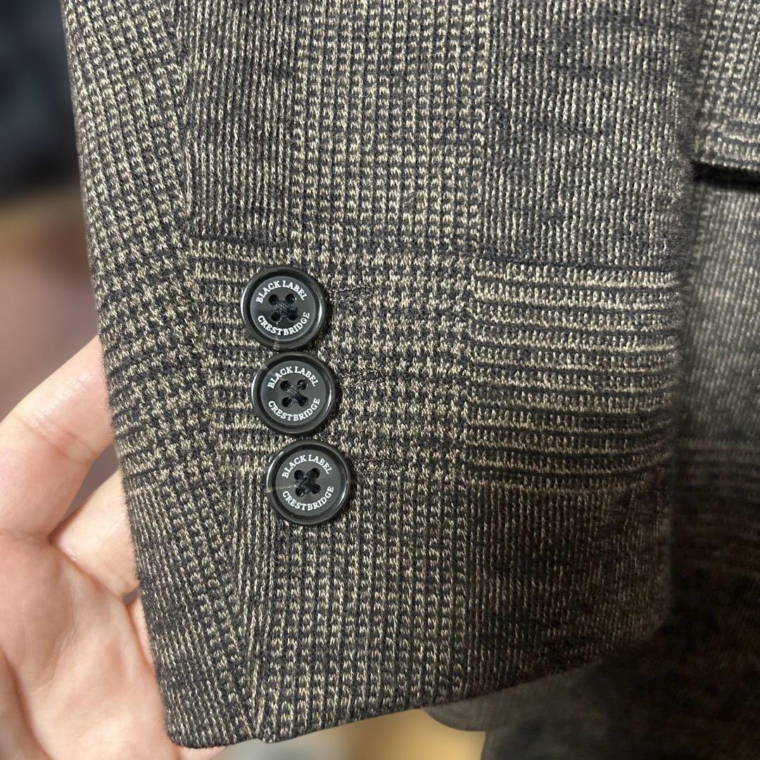 ブラックレーベル クレストブリッジ テーラードジャケット セットアップ ウール