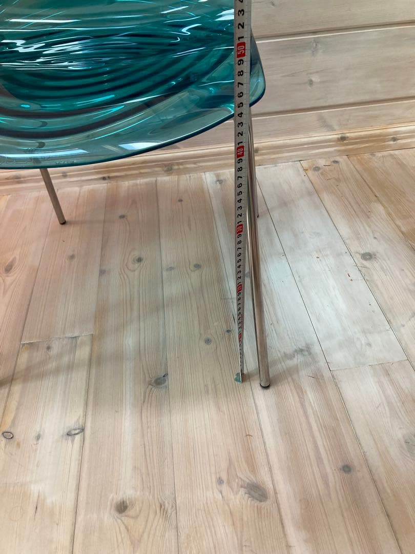 【廃盤レア】イタリア製　カリガリス L'EAU アクリルチェア　ブルー