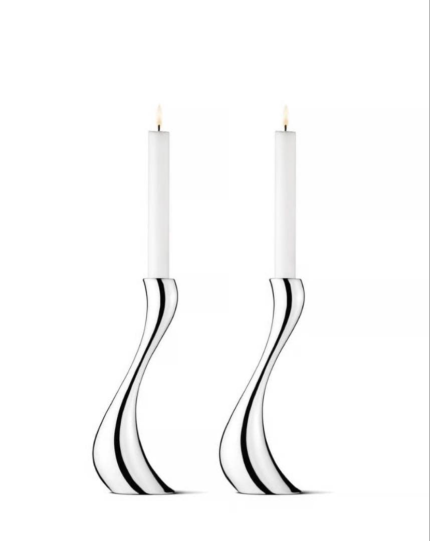  ジョージジェンセンコブラ キャンドルホルダー2ピース