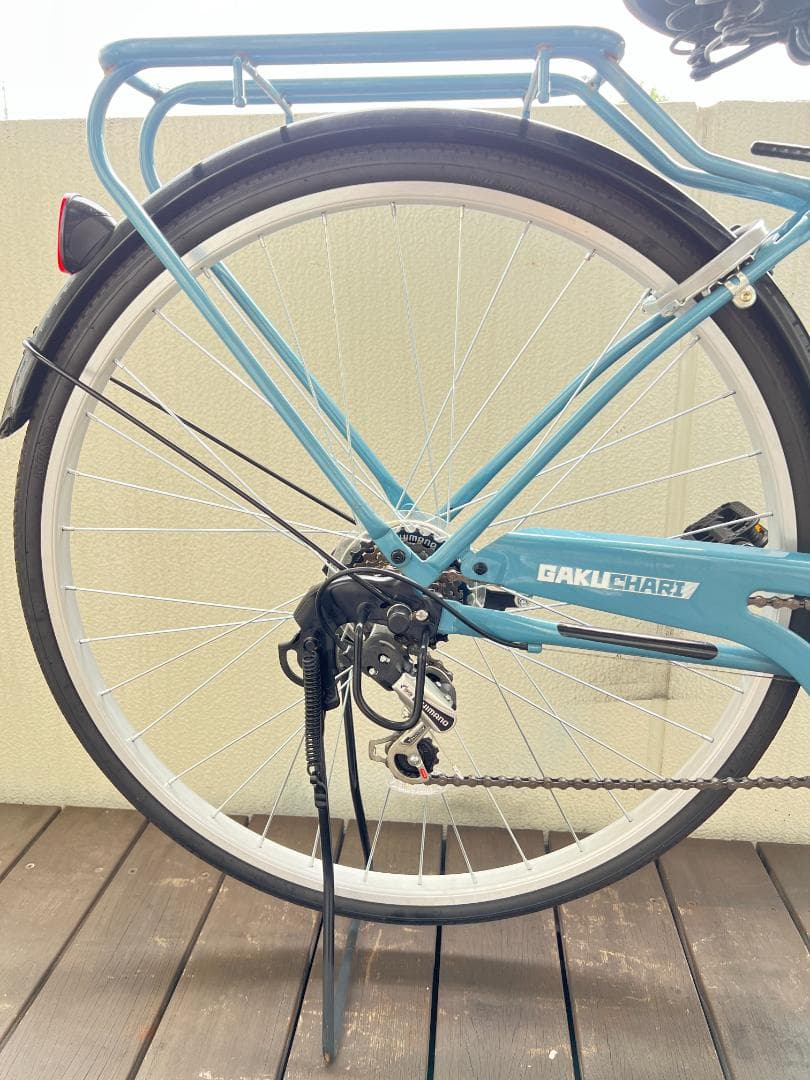 ガクチャリ　ノーパンクシティV２７インチ　シマノ6段変速　引取専用