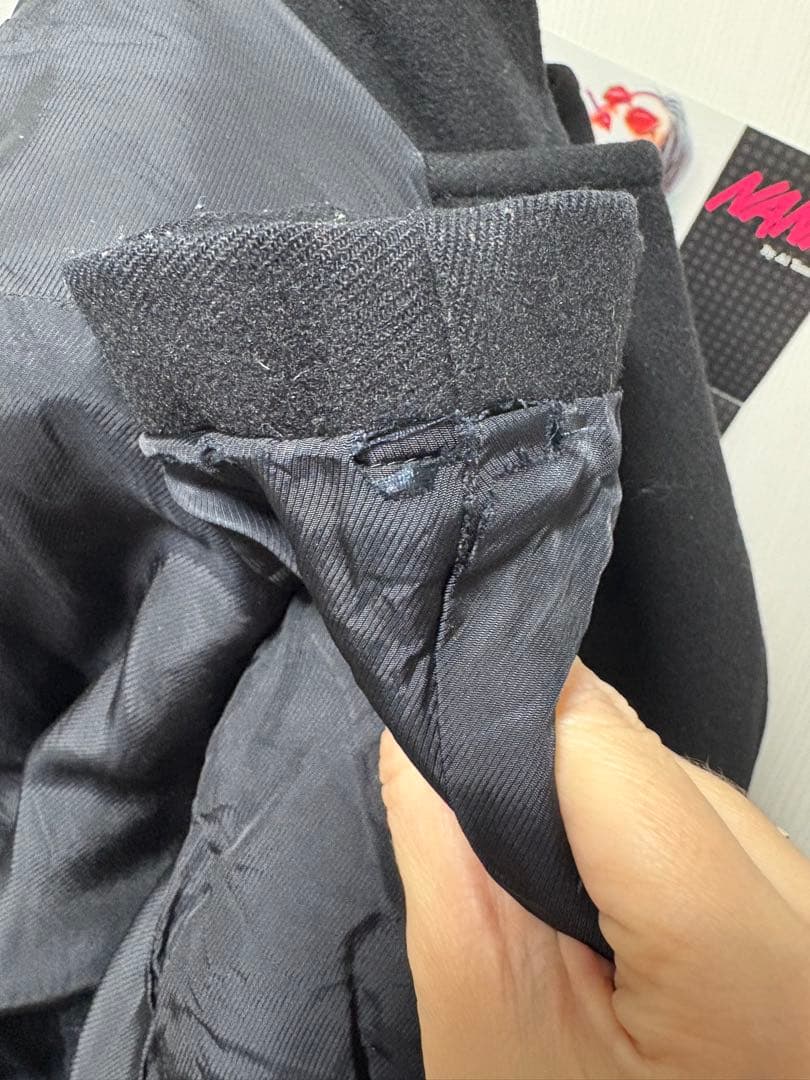 Vivienne Westwood ウール ダブルブレスト ピーコート ブラック