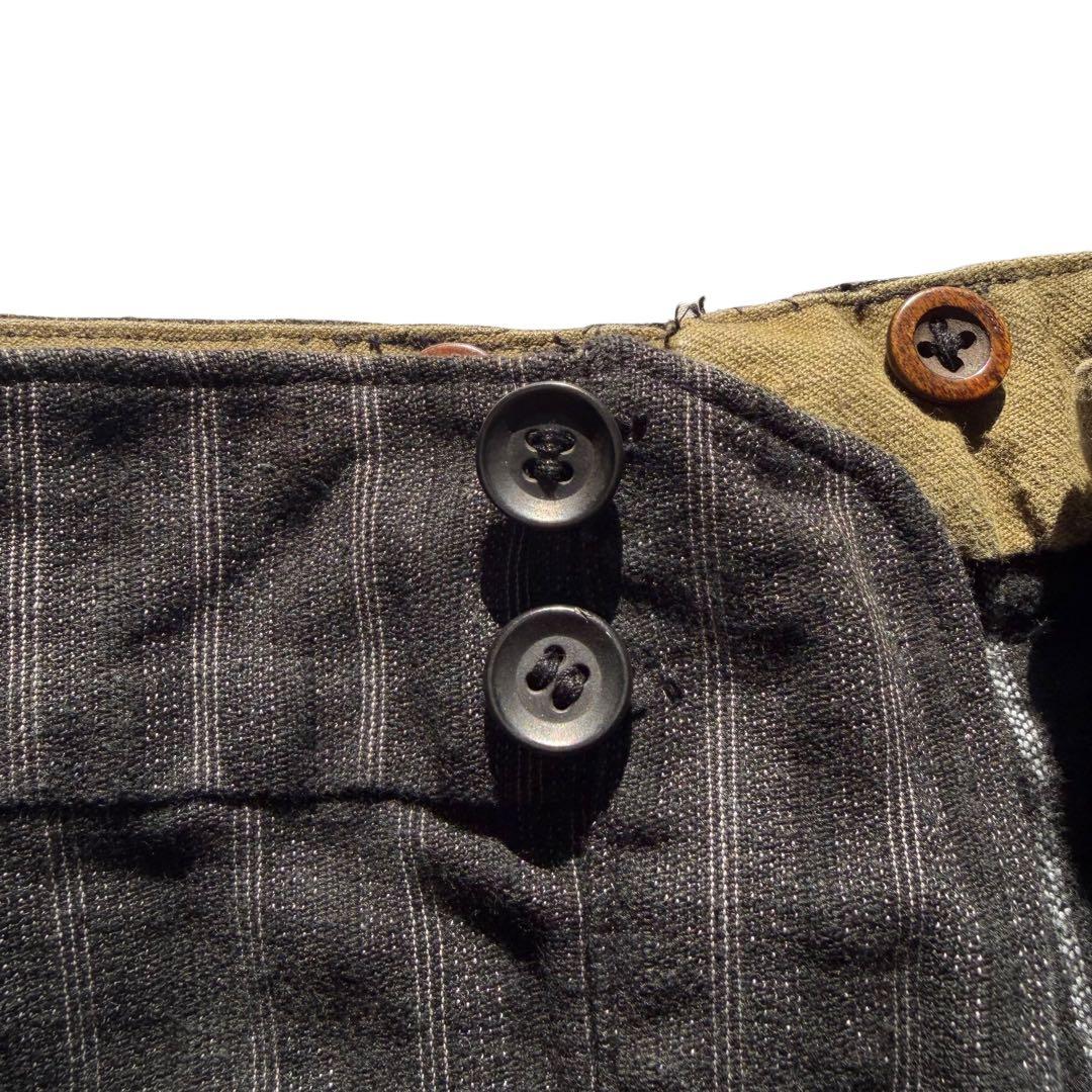 〜60s ヴィンテージ ユーロ ストライプパンツ ツータックパンツ ビンテージ